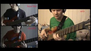 Yakety Sax - Benny Hill - bass guitar cover by Mikhail Agapov (соло на бас-гитаре)