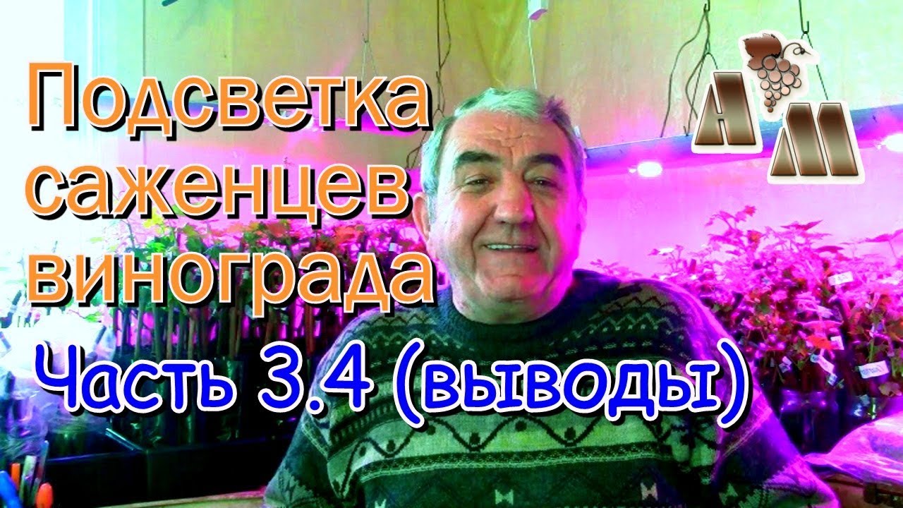 ? Светодиодная подсветка саженцев винограда. Часть  3.4 - Светодиодные чипы (итоги и выводы))