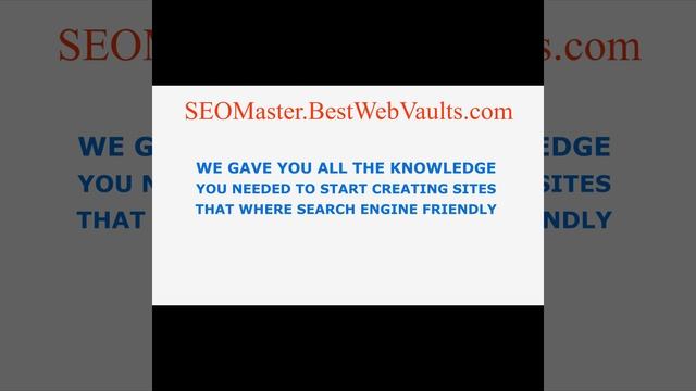 SEO MASTER - How To Rank Your Websites Highly on Google and Bing. смотреть онлайн