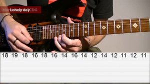Lonely Day (SOAD) Solo de Guitarra: Tutorial Rápido Con Tablatura TCDG