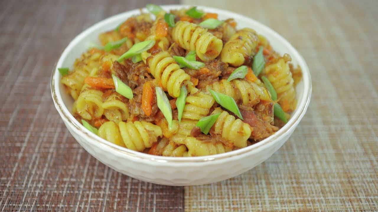 Вкусный ужин за 20 минут! МАКАРОНЫ ПО ФЛОТСКИ с тушенкой на сковороде!