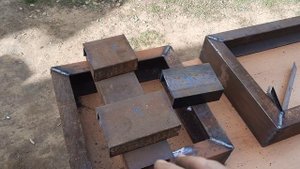 РАМА для мини погрузчика. Размеры.