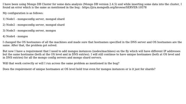 Should all machines which run mongo instances (mongod смотреть онлайн