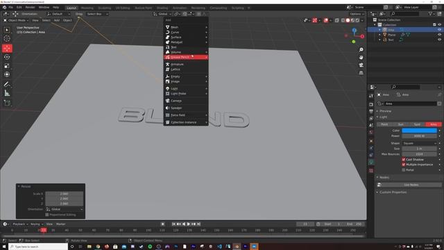 Easy Cinematic Text Animation in Blender (Blender tutorial)