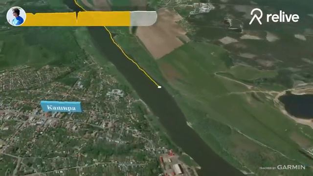 Трек SUP-прогулки "Мосты Оки" 23.06.2018 смотреть онлайн