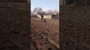 Обработка почвы фрезой