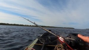 Морская рыбалка в водном походе - про ловлю трески с байдарки на Белом море