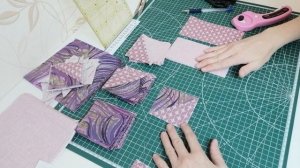 Блок "Звезда" из ткани Магнатекс для пошива покрывала!