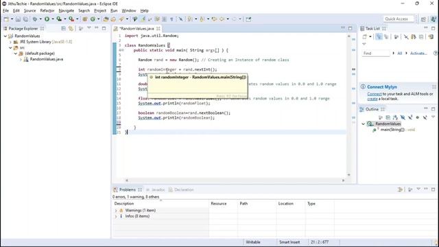 How to Generate Random Values in Java смотреть онлайн