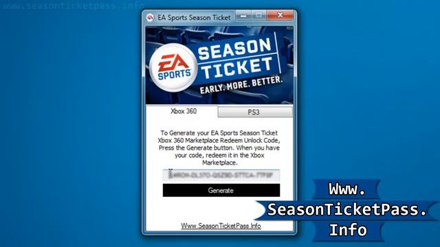 How to Download EA Sports Season Ticket Pass Free on Xbox 360 And PS3! смотреть онлайн