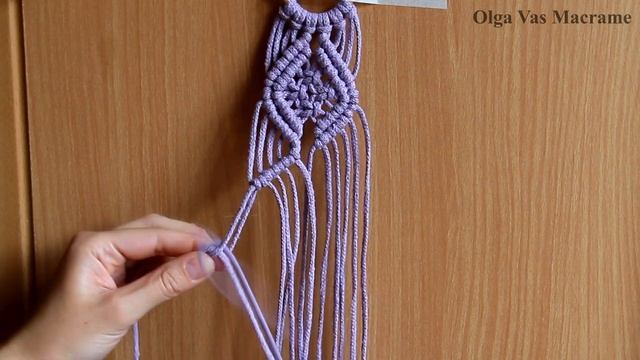 Macrame Plant Hanger With Ring | Easy Macrame Tutorial | Макраме Для Начинающих | Макраме кашпо