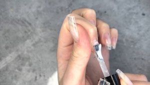 Снятие гелевых типс| Дизайн с пушистиком