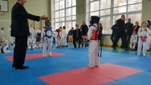 Буси-до, осень 2016, кумите, девочки 7 лет