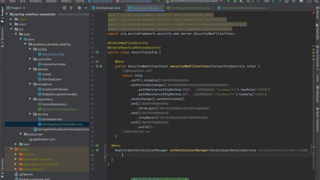 Spring WebFlux Essentials 29 - Reactive Security R2DBC Postgres pt 02 смотреть онлайн