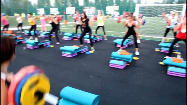 HOT IRON праздничный урок в честь 5 летия клуба Оранж Фитнес