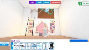 Sweet Aesthetic Bedroom ? | Adopt Me Speed Build! Roblox
