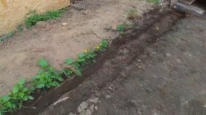 #1. Котлован под монолитную фундаментную плиту вручную.