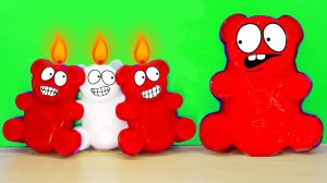 ЖЕЛЕЙНЫЙ МЕДВЕДЬ ВАЛЕРА И МЕДВЕ -СВЕЧКА.mp4