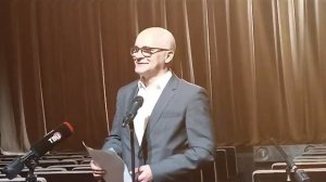 Юрий Кравец на сборе труппы театра Современник 2023