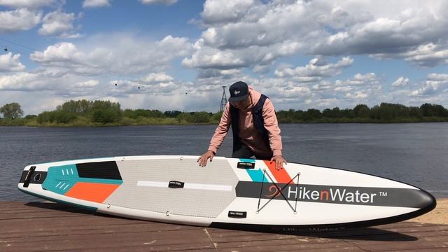 Надувной сапборд HikenWater Race 14’0″ Гоночная SUP доска по цене прогулочного сапа. смотреть онлайн
