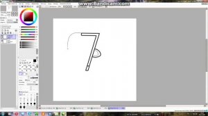 Paint tool SAI как нарисовать логотип(в данном случае creative7play)
