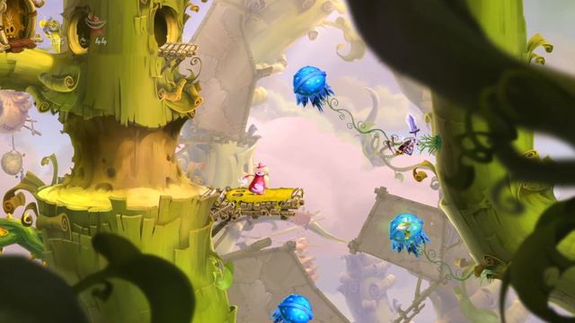 Полное прохождение часть 5, Rayman Legends, Гигантские деревья смотреть онлайн