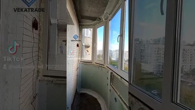 №12955 Серия 137, Спб, пр-т Ударников 38-2 Остекление закругленного балкона