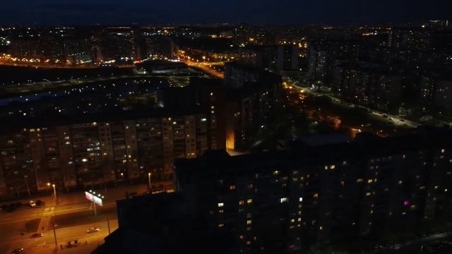 Санкт-Петербург с квадрокоптера. 24 апреля 2021 полёт от храма Архангела Михаила до ул. Новикова смотреть онлайн