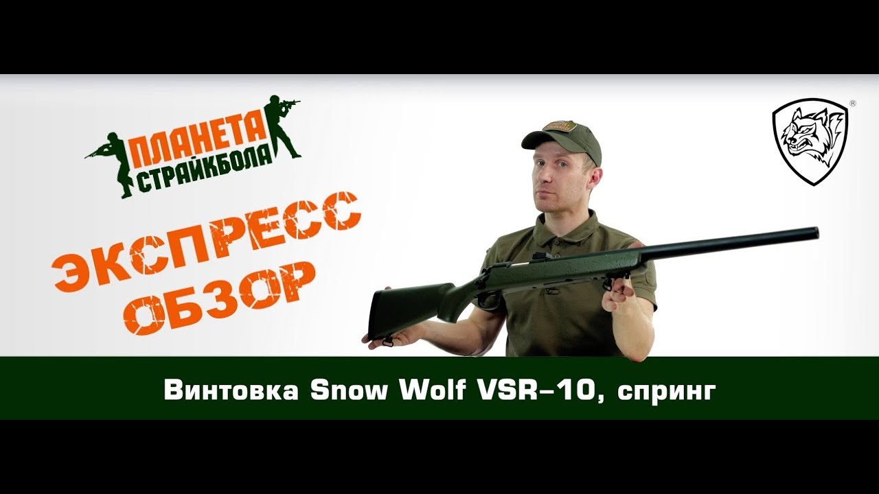 Обзор винтовки Snow Wolf VSR-10, спринг