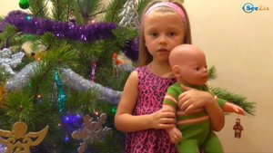 ✔ Беби Борн и Ярослава. Поздравление с Наступающим Новым Годом / Doll Baby Born with Yaroslava ✔