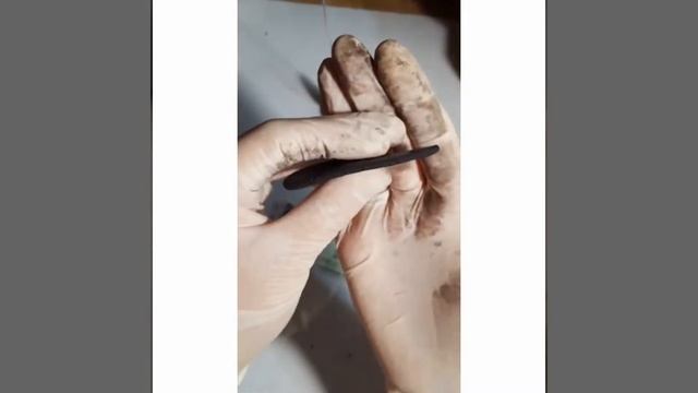 лепка подсвечника