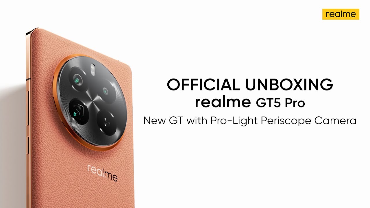 Официальная распаковка Realme GT5 Pro