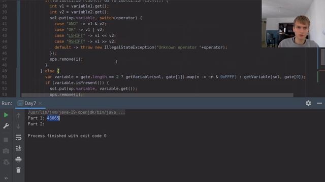 Advent of Code 2015 Day 7 - Functional solution in Java смотреть онлайн