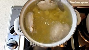 Суп с плавлеными сырками и кукурузой. Сырный суп