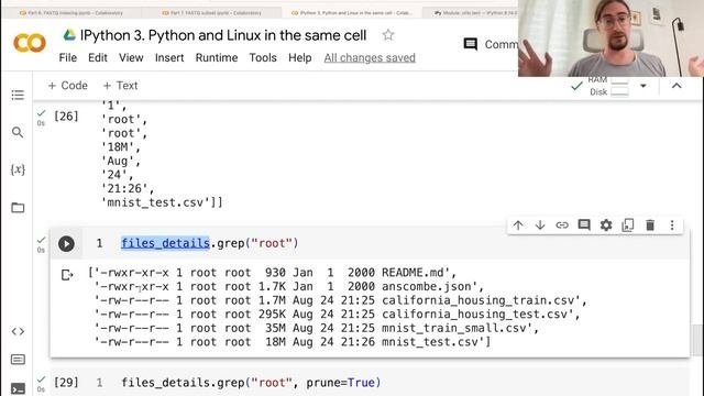 IPython 3. Дружим Python и Linux в одной ячейке юпитера