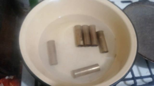 Чистка латунных гильз. смотреть онлайн