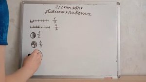 Математика, 4 класс, Дроби.