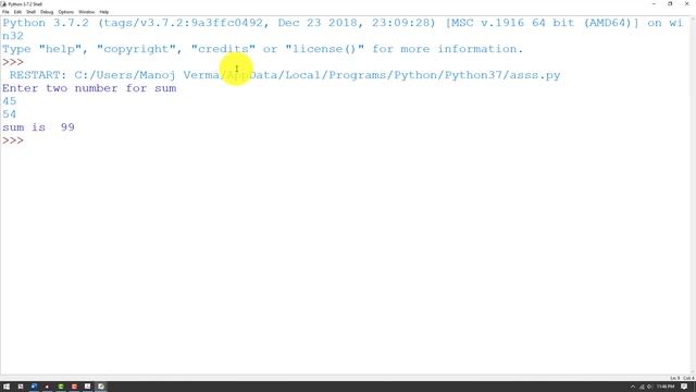 Function in Python (2) - Learn Python in Hindi | Python Tutorial for class 11 and class 12