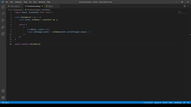 React Class vs. Functional Components смотреть онлайн