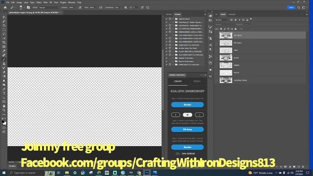 HOW TO DO Embroidery plug in for photo shop FOR DTF PRINTING смотреть онлайн