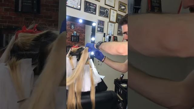 Выход из блонда. Айртач. Окрашивание волос