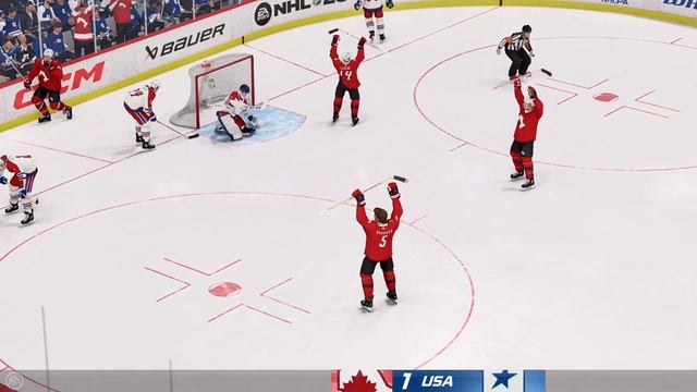 Легенды Хоккея / Кубок мира 2024 / США - КАНАДА (игра NHL 23)