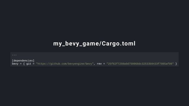 Игровой движок Bevy - Установка (Rust Lang)