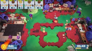 (outdated) Overcooked 2. Story 6-2 | 2 players online coop 4 stars | Score: 1061