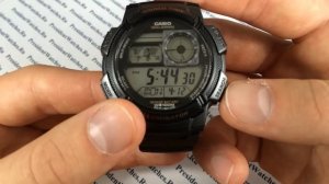 Обзор на часы Casio AE-1000W-1A - видео наручных часов | Watch-Forum.RU