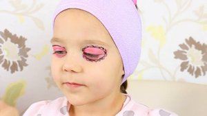 ДЕТСКИЙ МАКИЯЖ НА ХЕЛОУИН! Макияж для девочки на Halloween