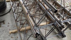 Мачта трехгранная самодельная RA6AEW