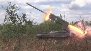 Минобороны РФ показало боевую работу огнеметных систем "Солнцепек"