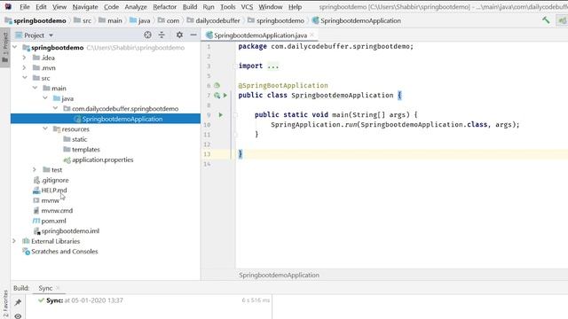 How to create a Spring Boot project with IntelliJ IDEA смотреть онлайн