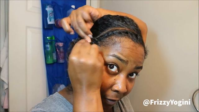 Flat Twist Out Demo using Curls BlueBerry Bliss | FrizzyYogini смотреть онлайн